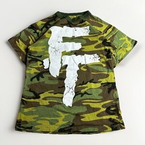 Vintage For Today Band Shirt Mens Medium Camo Devastator Christian Hell Fear Me